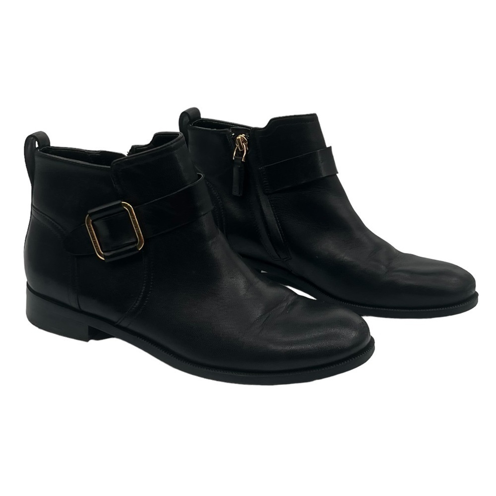 Lauren Ralph Lauren Black Banbury Ankle Boots Size 8 Women's